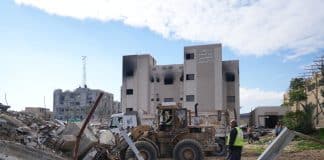 @UNDP Das Nasser-Krankenhaus in Khan Yunis, Gaza, wurde seit Oktober 2023 mehrfach von israelischen Luftangriffen getroffen. (Archivbild)