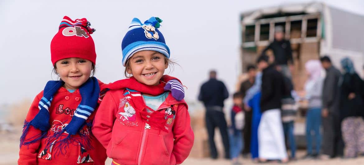 © UNICEF/Christopher Herwig Παιδιά Σύρων προσφύγων στην Ιορδανία. Από το Δεκέμβριο του 2024, πολλές εκτοπισμένες συριακές οικογένειες επιστρέφουν στα σπίτια τους (φωτογραφία αρχείου).
