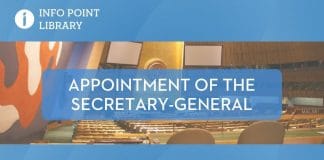 UNRIC Library backgrounder: Appointment of the SG