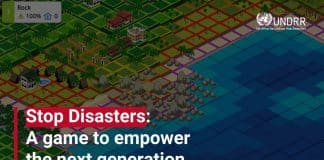 UN Video Games: Stop Disasters (UNDRR) screenshot with title