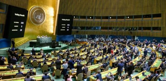 UN General Assembly vote on Ukraine invasion