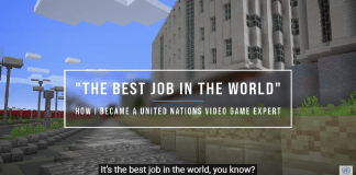 Screenshot UN Video Games expert youtube video