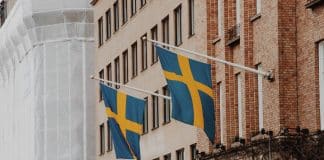 Swedish flags