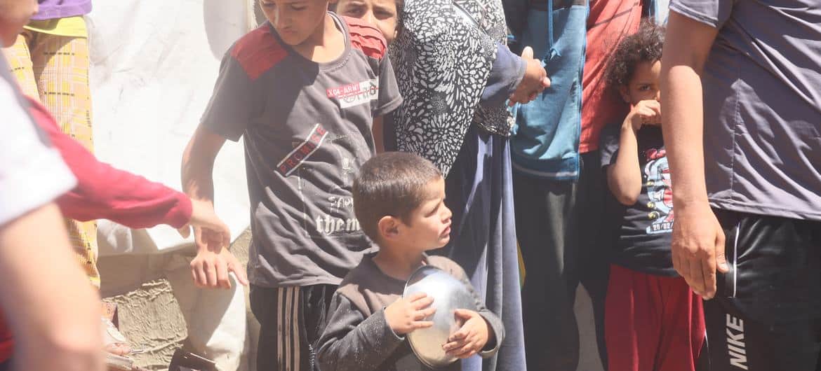 The search for food is a daily struggle in Gaza.