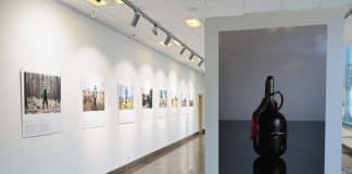 A close up from the photo exhibition hall