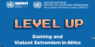 Level Up – Gaming and Violent Extremism in Africa UNICRI report cover crop