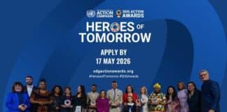 2026 Heroes of Tomorrow: UN SDG Action Awards banner