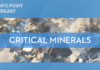 UNRIC Library Backgrounder: Critical Minerals