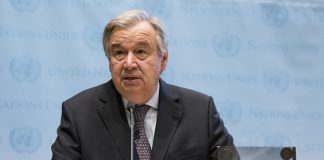 YK:n pääsihteeri António Guterres vaatii maailmanlaajuista aselepoa