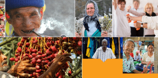 Kansainvälinen ikäihmisten päivä. Yhdistelmäkuva: © Benny Manser/UNFPA, Marcel Crozet / ILO, ILO/Apex Image, J. Aliling / ILO, Rajindra Ariyabandu/ESCAP, Amer Kapetanovic/UNFPA Bosnia ja Hertsegovina