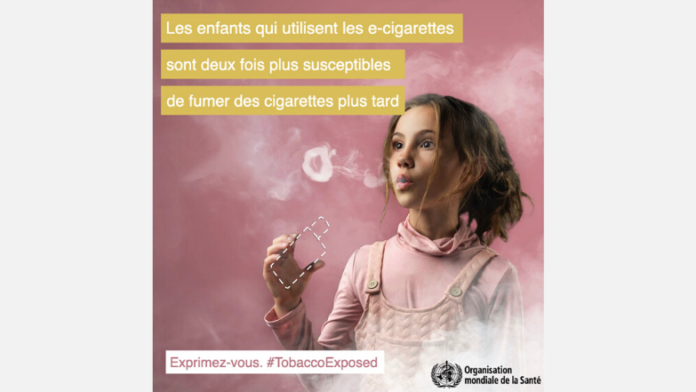 Les enfants qui utilisent des e-cigarettes sont deux fois plus susceptibles de fumer des cigarettes plus tard