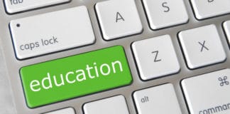touche éducation sur un clavier d'ordinateur