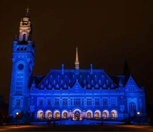 jeunesse, La Haye, bleu, ONU75