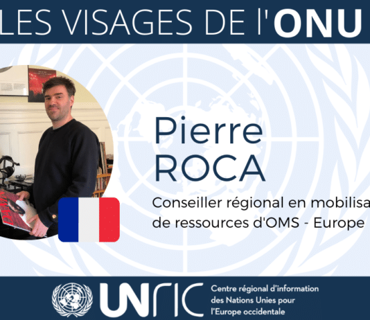 Carte Visage de l'ONU pour Pierre Roca