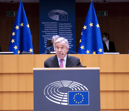 António Guterres salue le partenariat « indispensable » ONU-UE antonio guterres parlement européen