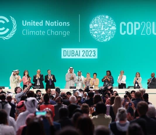 Ovation at the final session of COP28