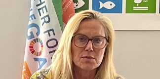 Sigrid Kaag : « Gaza ne doit pas être oubliée » Sigrid Kaag dans les bureaux d'UNRIC le 29 août 2024