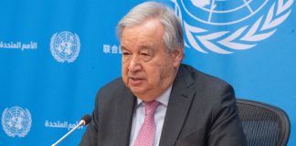 7 octobre : hommage aux victimes et appel à la paix du chef de l’ONU secretaire general onu antonio guterres