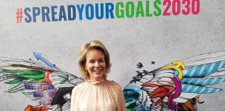 La reine Mathilde de Belgique est défenseure des ODD depuis 2016.