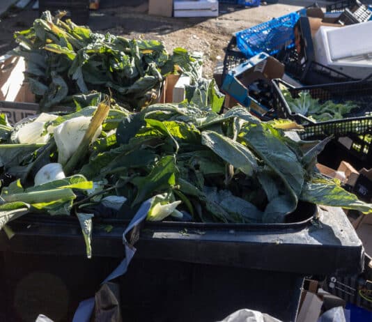 marché en Italie, gaspillage alimentaire
