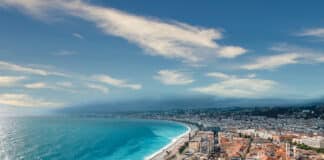 Ville de Nice, en France
