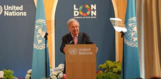António Guterres a lancé un appel mondial à l’action sur le méthane lors de la Semaine de l’action pour le climat à Londres