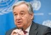 Antonio Guterres parla ai microfoni