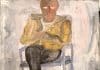 Persona seduta su una sedia