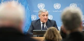 Antonio Tajani parla alle Nazioni Unite