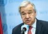 Il Segretario generale António Guterres parla al microfono