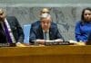 Conferenza stampa del Segretario Generale dell'ONU sulla situazione in Medio Oriente