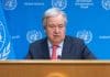 Segretario Generale, Antonio Guterres.