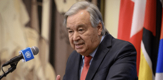 Foto del Segretario Generale ONU Antonio Guterres