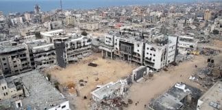 © WHO A hospital in Gaza City damaged during the ongoing conflict