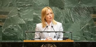 Giorgia Meloni parla all'Assemblea Generale delle Nazioni Unite