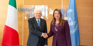 Italia e Austria insieme all’UNODC per rafforzare la lotta alla criminalità organizzata transnazionale Il Presidente della Repubblica Italiana Sergio Mattarella incontra Ghada Fathi Waly, Direttrice generale dell'UNODC