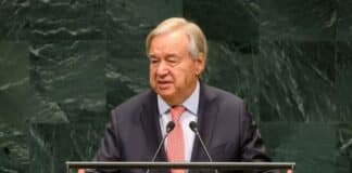 Foto ONU/Loey Felipe Il Segretario Generale António Guterres interviene in occasione dell’apertura del dibattito generale dell’81ª sessione dell’Assemblea Generale delle Nazioni Unite.