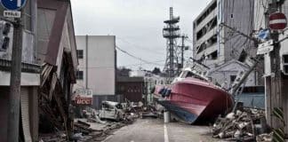 Etter Tsunamien i Japan i 2011.
