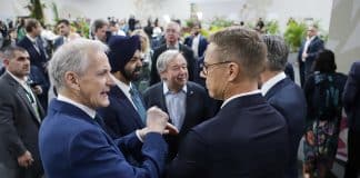Guterres, Støre og Stubb