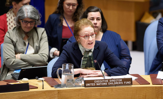 Diretora-executiva do Unicef, Henrietta Fore.