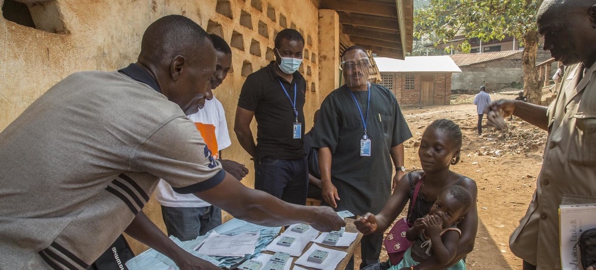 Eleições em Bangui, capital da República Centro-Africana