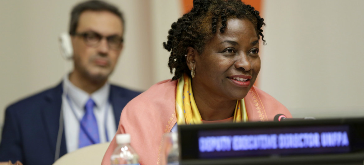 A diretora-executiva do Unfpa, Natalia Kanem. 