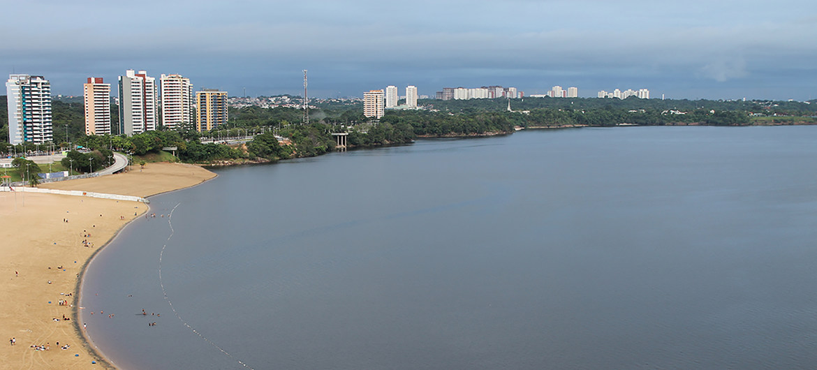 Cidade de Manaus, no Amazonas, Brasil
