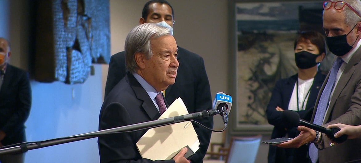 Secretário-geral da ONU, António Guterres