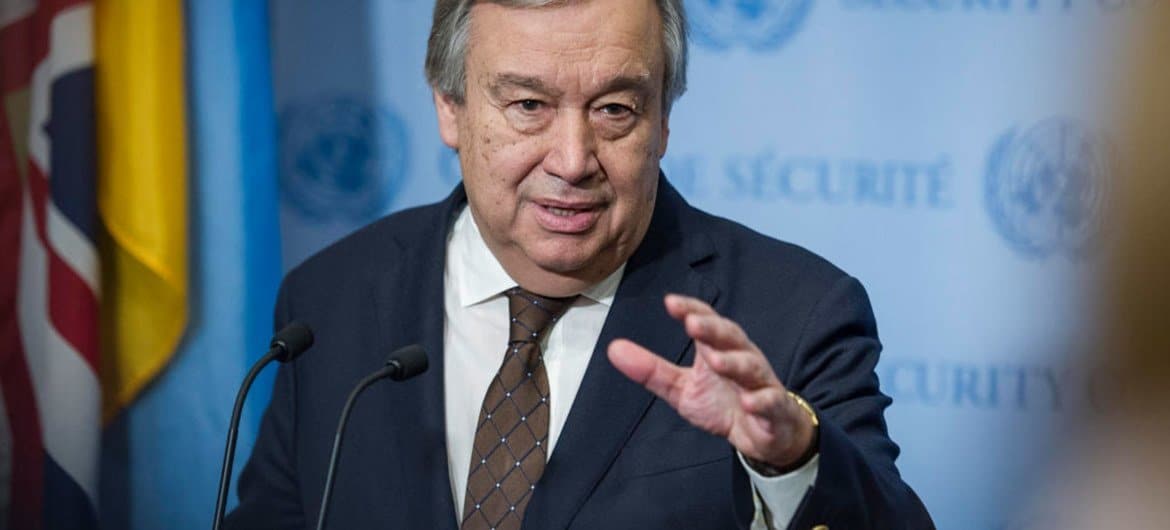 António Guterres pede&nbsp;aos líderes do golpe que&nbsp;abandonem as&nbsp;armas