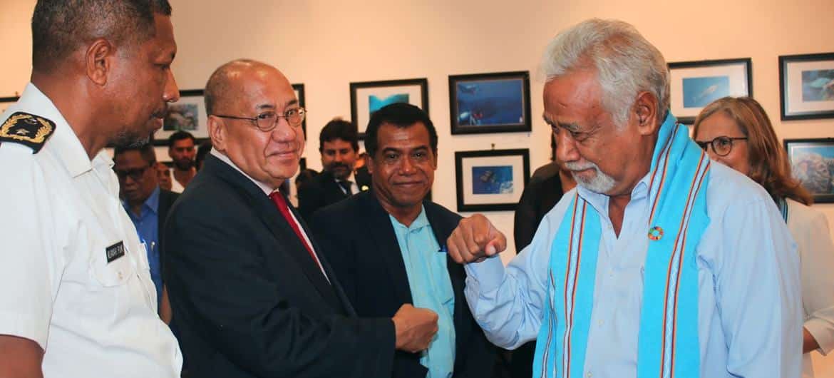 Xanana Gusmão disse que o mundo unido pode fazer a diferença por um melhor investimento no futuro dos oceanos 