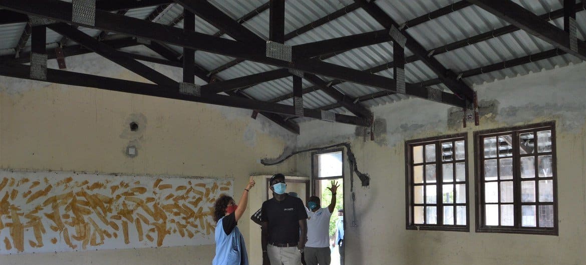 Em Moçambique, foram construídas casas resilientes ao clima, depois que suas cidades costeiras foram atingidas pelas tempestades de Idai na Kenneth