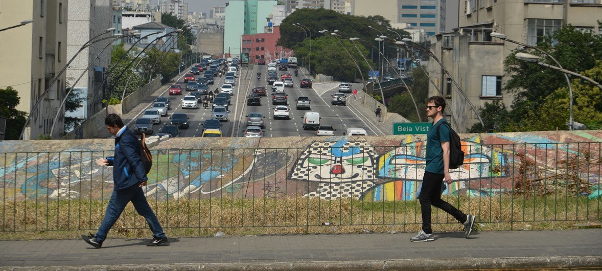 Rua Augusta, em Bela Vista, na cidade de São Paulo