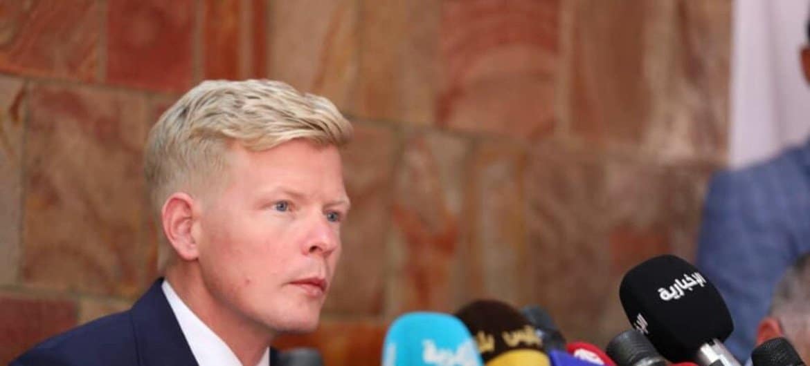 Enviado especial Hans Grundberg defende que acordo mais amplo abriria uma nova oportunidade para a negociação de um cessar-fogo 